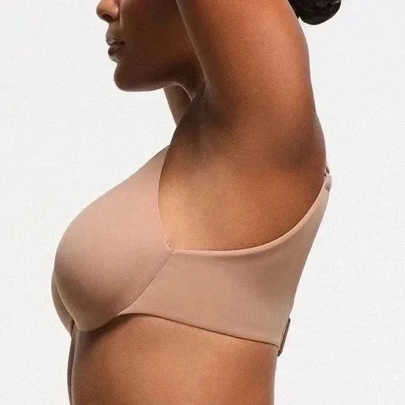 SKIMS Smoothing‎ Intimates Full Coverage Lightly Lined Bra 44D Sienna - Picture 5 of 9